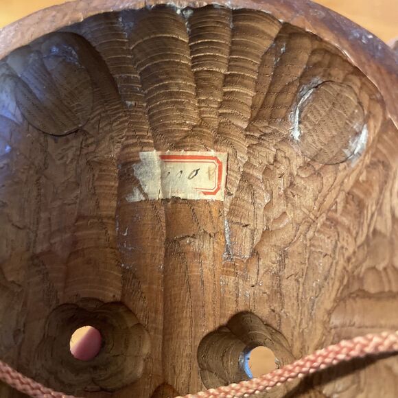 VTG Authentic Japanese Noh Demon Mask "Hannya" - Hand-carved Wood From Japan - Picture 11 of 15